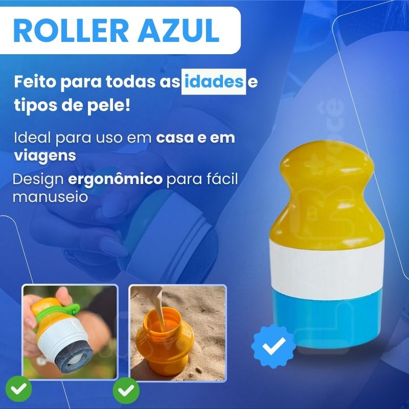 Aplicador De Protetor Solar e Creme Corporal Diversão e Proteção - Solzinho Roller