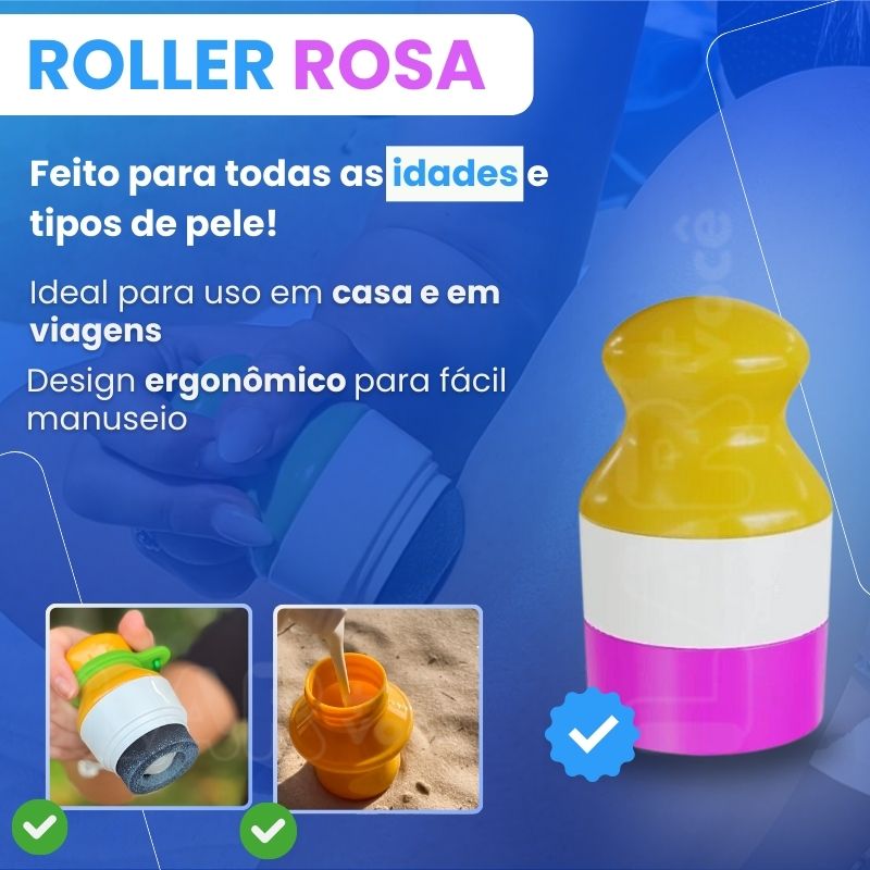 Aplicador De Protetor Solar e Creme Corporal Diversão e Proteção - Solzinho Roller