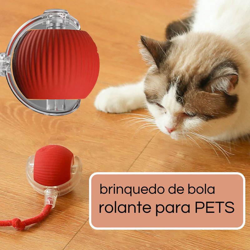 Brinquedos Interativos para Gatos, Bola Elétrica Automática- Bola Mágica Felina