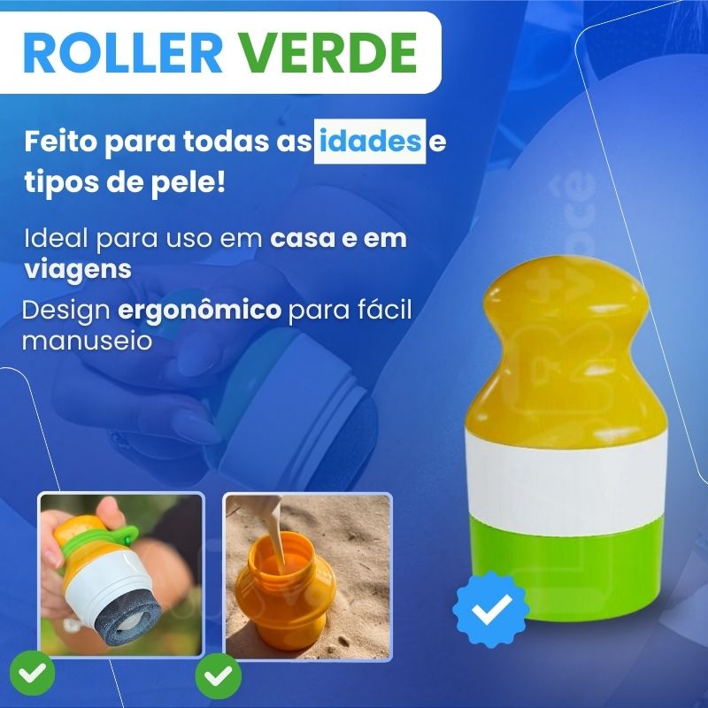 Aplicador De Protetor Solar e Creme Corporal Diversão e Proteção - Solzinho Roller