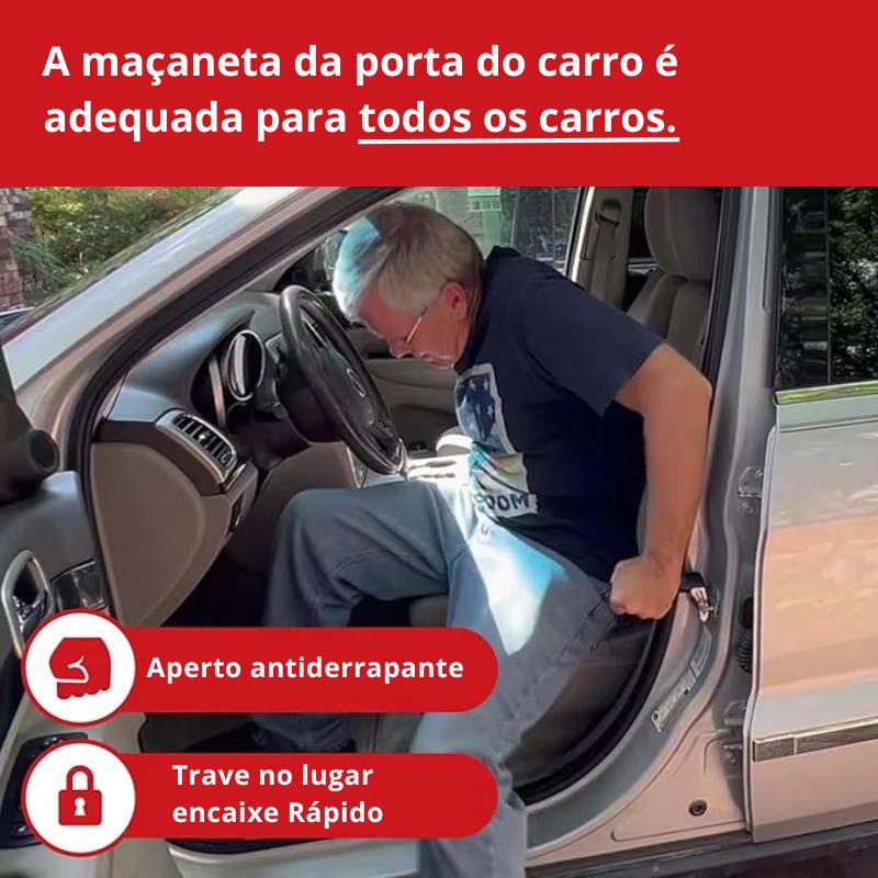 Alça De Apoio Auxiliar Da Porta Do Carro - ApoioFácil